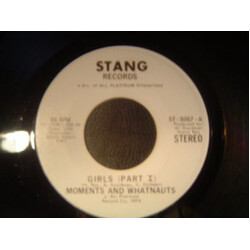 The Moments / The Whatnauts Girls (Part 1) USED VINYL 7INCH PROMO STEREO MONO