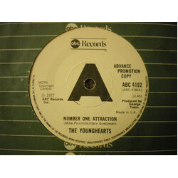The Younghearts Number One Attraction USED VINYL 7INCH SINGLE 45 RPM PROMO