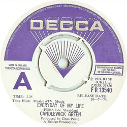 Candlewick Green Everyday Of My Life USED VINYL 7INCH 45 RPM SINGLE PROMO