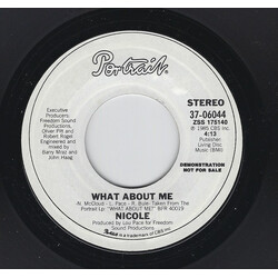 Nicole J McCloud What About Me USED VINYL 7INCH 45 RPM SINGLE PROMO