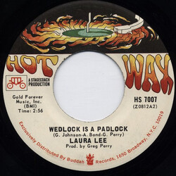 Laura Lee Wedlock Is A Padlock USED VINYL 7INCH 45 RPM
