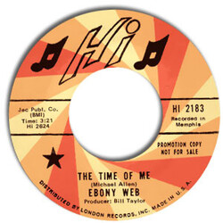 Ebonee Webb The Time Of Me / Games USED VINYL 7INCH 45 RPM PROMO