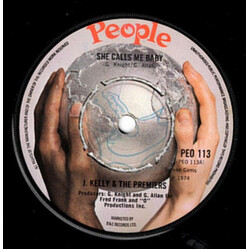 J. Kelly And The Premiers She Calls Me Baby / Signed, Sealed & Delivered USED VINYL 7INCH 45 RPM SINGLE