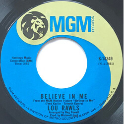 Lou Rawls Believe In Me / His Song Shall Be Sung USED VINYL 7INCH 45 RPM