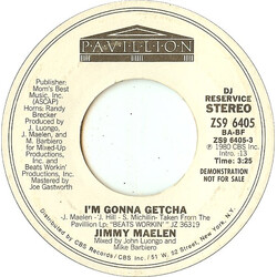 Jimmy Maelen I'm Gonna Getcha USED VINYL 7INCH 45 RPM PROMO STEREO
