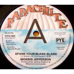 Morris Jefferson Spank Your Blank Blank USED VINYL 7INCH 45 RPM SINGLE PROMO