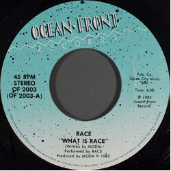 Race (2) What Is Race / Ennui USED VINYL 7INCH 45 RPM SINGLE STYRENE STEREO