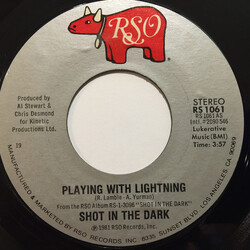 Shot In The Dark (3) Playing With Lightning / Speak My Language USED VINYL 7INCH 45 RPM SINGLE