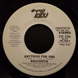 Anacostia Anything For You USED VINYL 7INCH 45 RPM PROMO