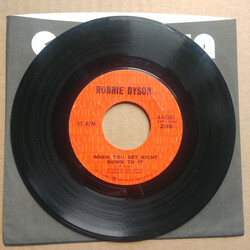 Ronnie Dyson When You Get Right Down To It USED VINYL 7INCH 45 RPM SINGLE