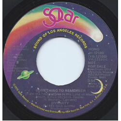 Dynasty Something To Remember USED VINYL 7INCH 45 RPM SINGLE STEREO MONO PROMO