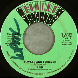 Ebo (2) Always And Forever USED VINYL 7INCH 45 RPM PROMO STEREO