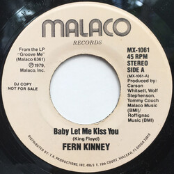 Fern Kinney Baby Let Me Kiss You USED VINYL 7INCH 45 RPM PROMO
