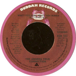 Andrea True Connection What's Your Name, What's Your Number USED VINYL 7INCH 45 RPM SINGLE STEREO