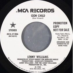 Lenny Williams Ooh Child USED VINYL 7INCH 45 RPM SINGLE PROMO STEREO