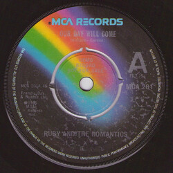 Ruby And The Romantics Our Day Will Come USED VINYL 7INCH 45 RPM PROMO REISSUE