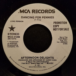 The Afternoon Delights Dancing For Pennies USED VINYL 7INCH SINGLE PROMO