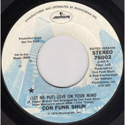 Con Funk Shun (Let Me Put) Love On Your Mind USED VINYL 7INCH 45 RPM SINGLE STEREO PROMO