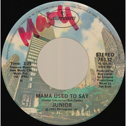 Junior (2) Mama Used To Say USED VINYL 7INCH 45 RPM SINGLE