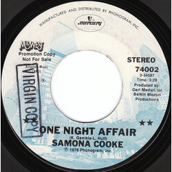 Samona Cooke One Night Affair USED VINYL 7INCH 45 RPM SINGLE PROMO
