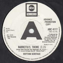 Rhythm Heritage Barretta's Theme (Keep Your Eye On The Sparrow) USED VINYL 7INCH SINGLE PROMO