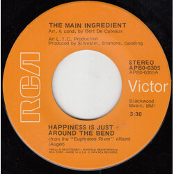 The Main Ingredient Happiness Is Just Around The Bend / Why Can't We All Unite USED VINYL 7INCH SINGLE 45 RPM