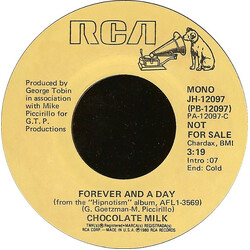 Chocolate Milk (2) Forever And A Day USED VINYL 7INCH 45 RPM PROMO