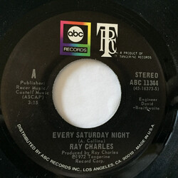 Ray Charles Every Saturday Night USED VINYL 7INCH 45 RPM STEREO