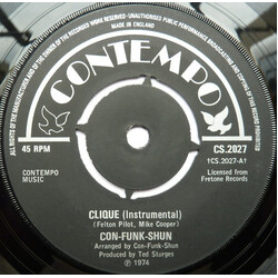 Con Funk Shun Clique USED VINYL 7INCH 45 RPM