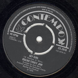 Oscar Toney Jr. My Girl / The Thrill Is Gone USED VINYL 7INCH SINGLE