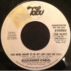 Alexander O'Neal You Were Meant To Be My Lady (Not My Girl) USED VINYL 7INCH PROMO