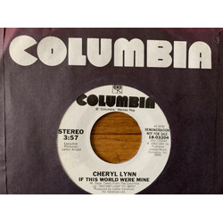Cheryl Lynn If This World Were Mine USED VINYL 7INCH 45 RPM PROMO STYRENE STEREO