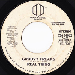 The Real Thing Groovy Freaks USED VINYL 7INCH 45 RPM PROMO STYRENE STEREO