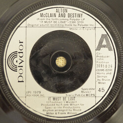 Alton McClain & Destiny It Must Be Love USED VINYL 7INCH 45 RPM SINGLE