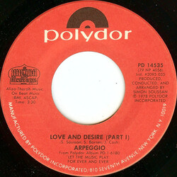 Arpeggio (2) Love And Desire USED VINYL 7INCH 45 RPM SINGLE
