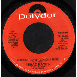 Isaac Hayes Moonlight Lovin' (Ménage À Trois) USED VINYL 7INCH SINGLE 45 RPM