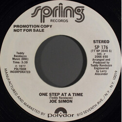 Joe Simon One Step At A Time USED VINYL 7INCH 45 RPM PROMO