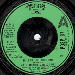 Millie Jackson / Isaac Hayes Feels Like The First Time USED VINYL 7INCH 45 RPM