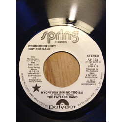 The Fatback Band Nycnyusa USED VINYL 7INCH 45 RPM PROMO
