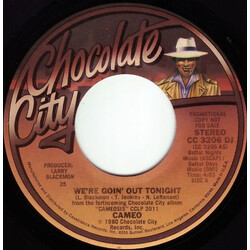 Cameo We're Goin Out Tonight USED VINYL 7INCH 45 RPM PROMO