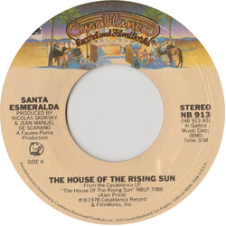 Santa Esmeralda The House Of The Rising Sun USED VINYL 7INCH 45 RPM SINGLE STYRENE STEREO
