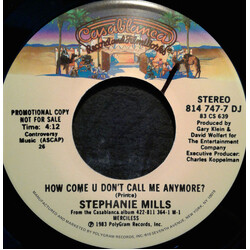 Stephanie Mills How Come U Don't Call Me Anymore? USED VINYL 7INCH 45 RPM SINGLE PROMO
