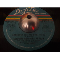 Crown Heights Affair Somebody Tell Me What To Do USED VINYL 7INCH SINGLE PROMO