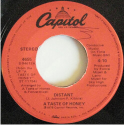 A Taste Of Honey Distant / You're In Good Hands USED VINYL 7INCH SINGLE 45 RPM