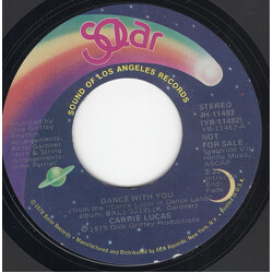 Carrie Lucas Dance With You USED VINYL 7INCH 45 RPM PROMO