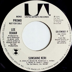 Lee Oskar Sunshine Keri USED VINYL 7INCH SINGLE PROMO