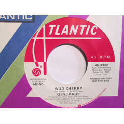 Gene Page Wild Cherry USED VINYL 7INCH 45 RPM PROMO STEREO MONO