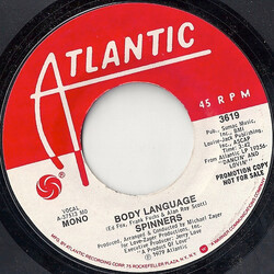 Spinners Body Language USED VINYL 7INCH 45 RPM PROMO STEREO MONO