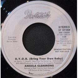 Angela Clemmons B.Y.O.B. (Bring Your Own Baby) USED VINYL 7INCH PROMO