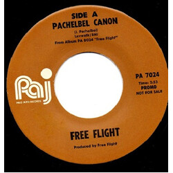 Free Flight Pachelbel Canon USED VINYL 7INCH 45 RPM SINGLE PROMO
